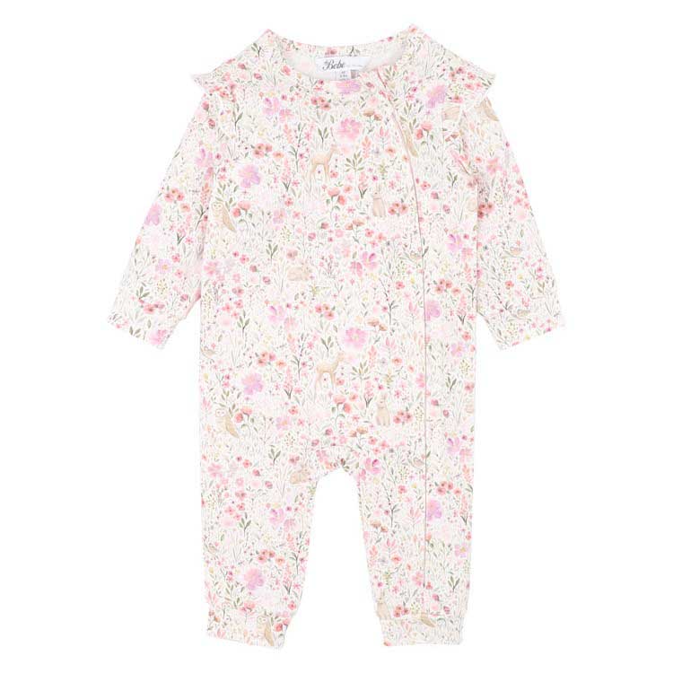 Bébé Flossy Ls Zip Romper